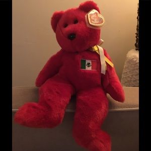 TY Mexico bear Beanie Buddy 🇲🇽